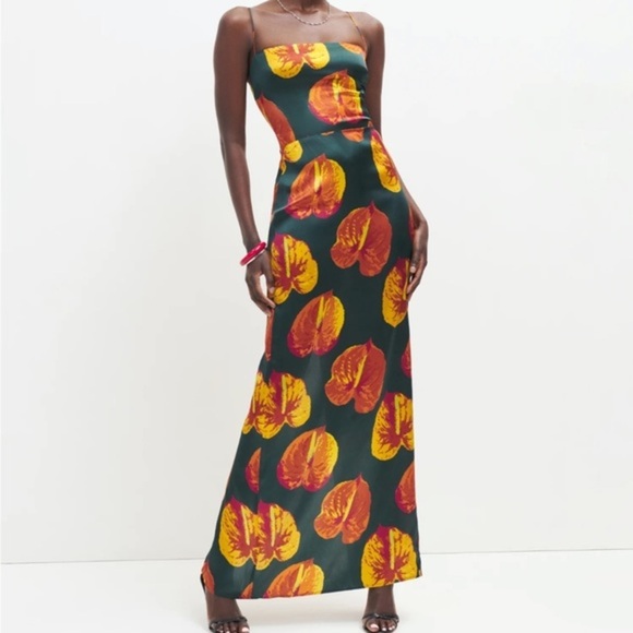 New Reformation Frankie Dress Daiquiri - Picture 3 of 6